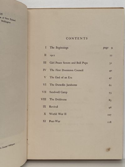 NEW ZEALAND SCOUTING: The First Fifty Years 1908-1958