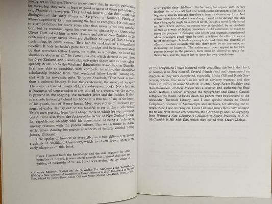 AN ABSURD AMBITION: A biography of Eric H. McCormick