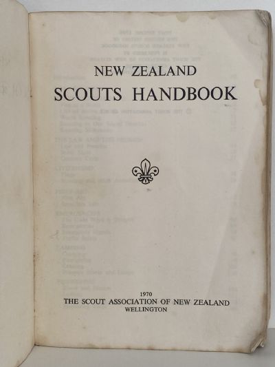 New Zealand Scout Handbook