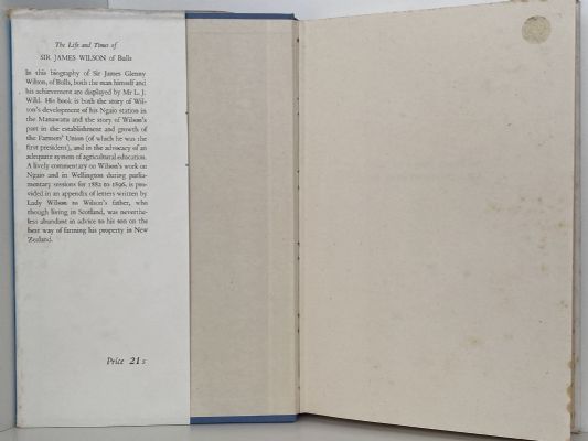 SIR JAMES WILSON of Bulls - the Life and Times of