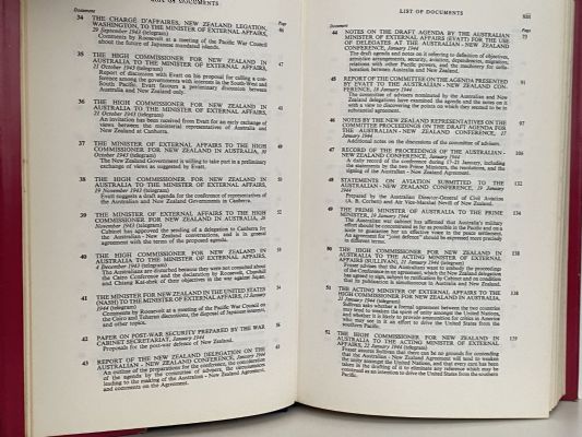THE AUSTRALIAN NEW ZEALAND AGREEMENT 1944