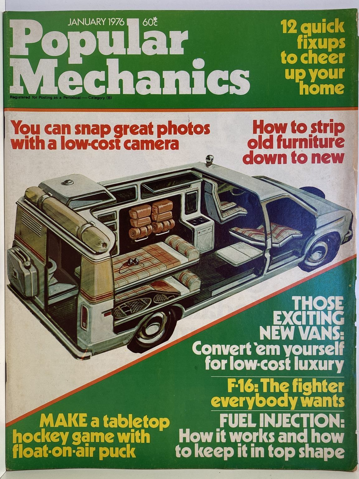 VINTAGE MAGAZINE: Popular Mechanics - Vol. 144, No. 5 - January 1976