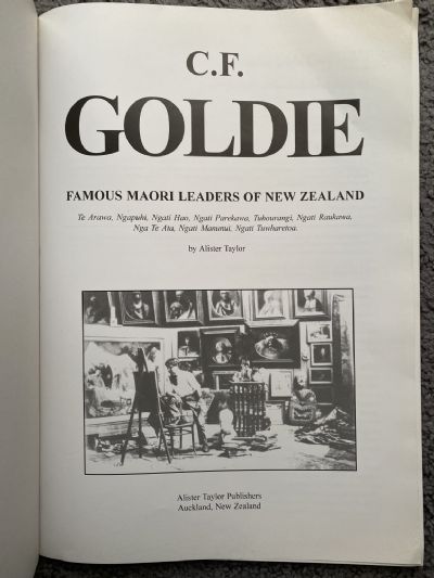 C.F. GOLDIE: Famous Maori Leaders of New Zealand