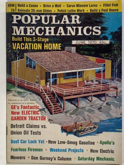VINTAGE MAGAZINE: Popular Mechanics - Vol. 133, No. 4 - June 1970 