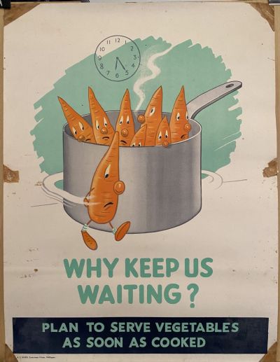 VINTAGE POSTER: New Zealand Department of Health / Food Safety