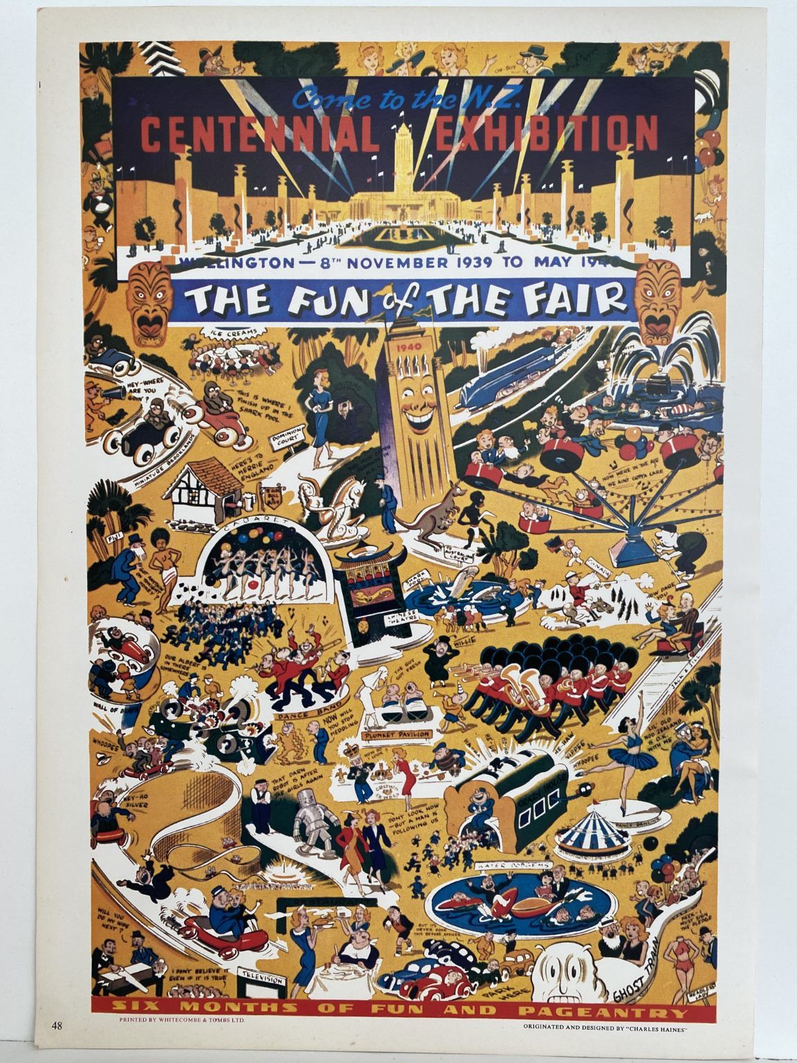 VINTAGE POSTER: Miramar Fun Fair 1939