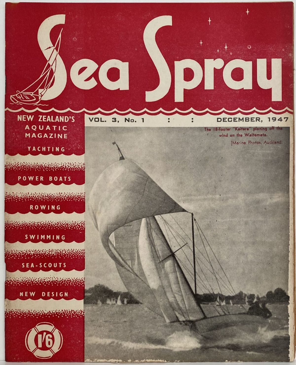 VINTAGE MAGAZINE: Sea Spray - Vol. 3, No. 1 - December 1947
