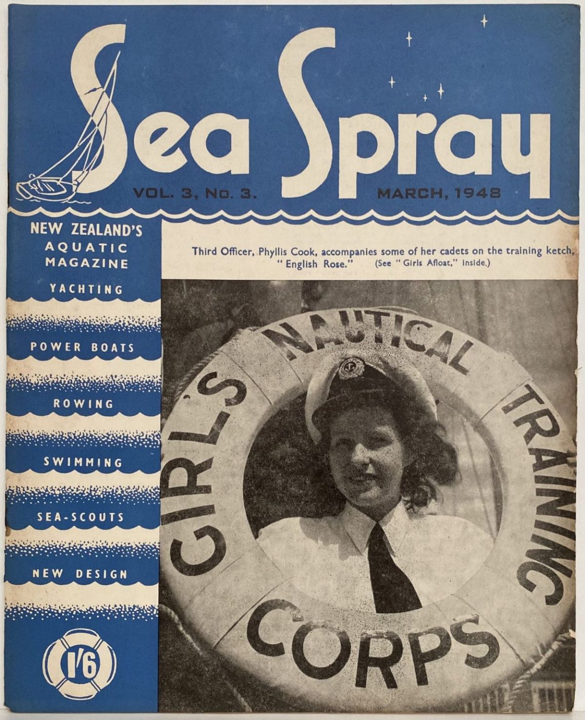 VINTAGE MAGAZINE: Sea Spray - Vol. 3, No. 3 - March 1948