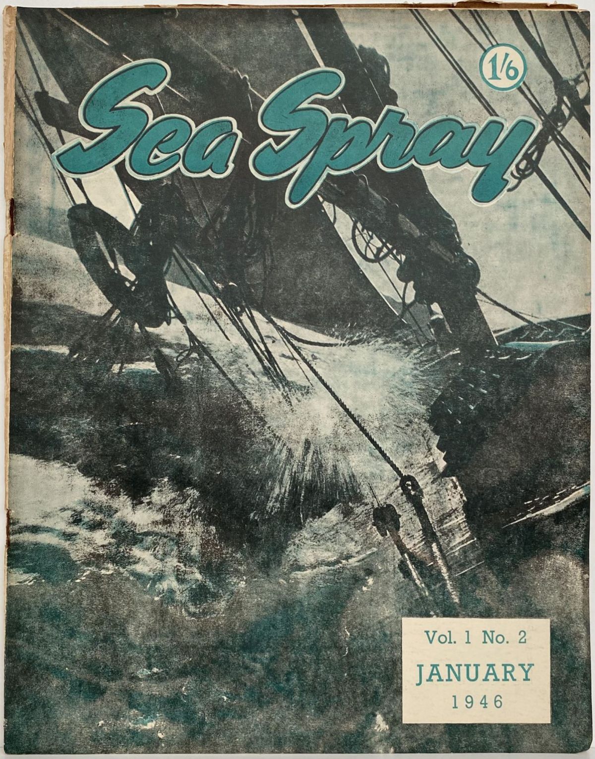 VINTAGE MAGAZINE: Sea Spray - Vol. 1, No. 2 - January 1946