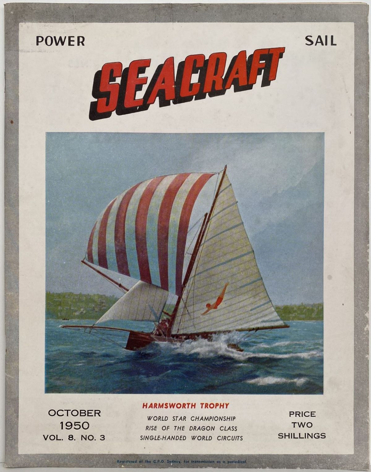 VINTAGE MAGAZINE: Seacraft - Vol. 8, No. 3 - October 1950