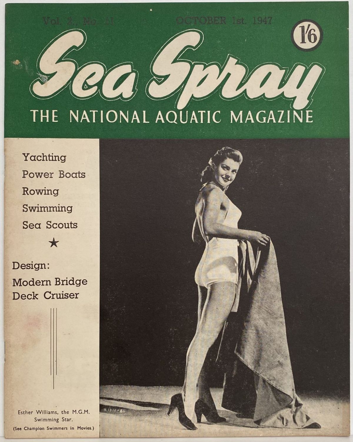 VINTAGE MAGAZINE: Sea Spray - Vol. 2, No. 11 - October 1947