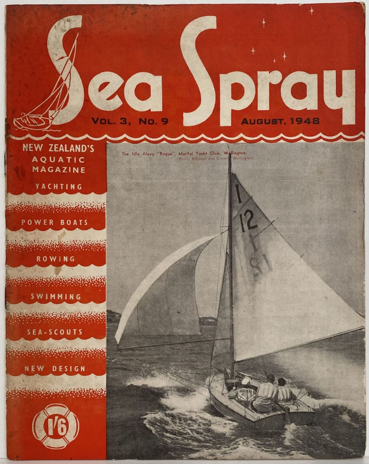 VINTAGE MAGAZINE: Sea Spray - Vol. 3, No. 9 - August 1948