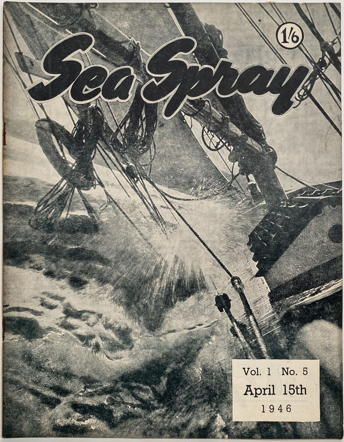 VINTAGE MAGAZINE: Sea Spray - Vol. 1, No. 5 - April 1946