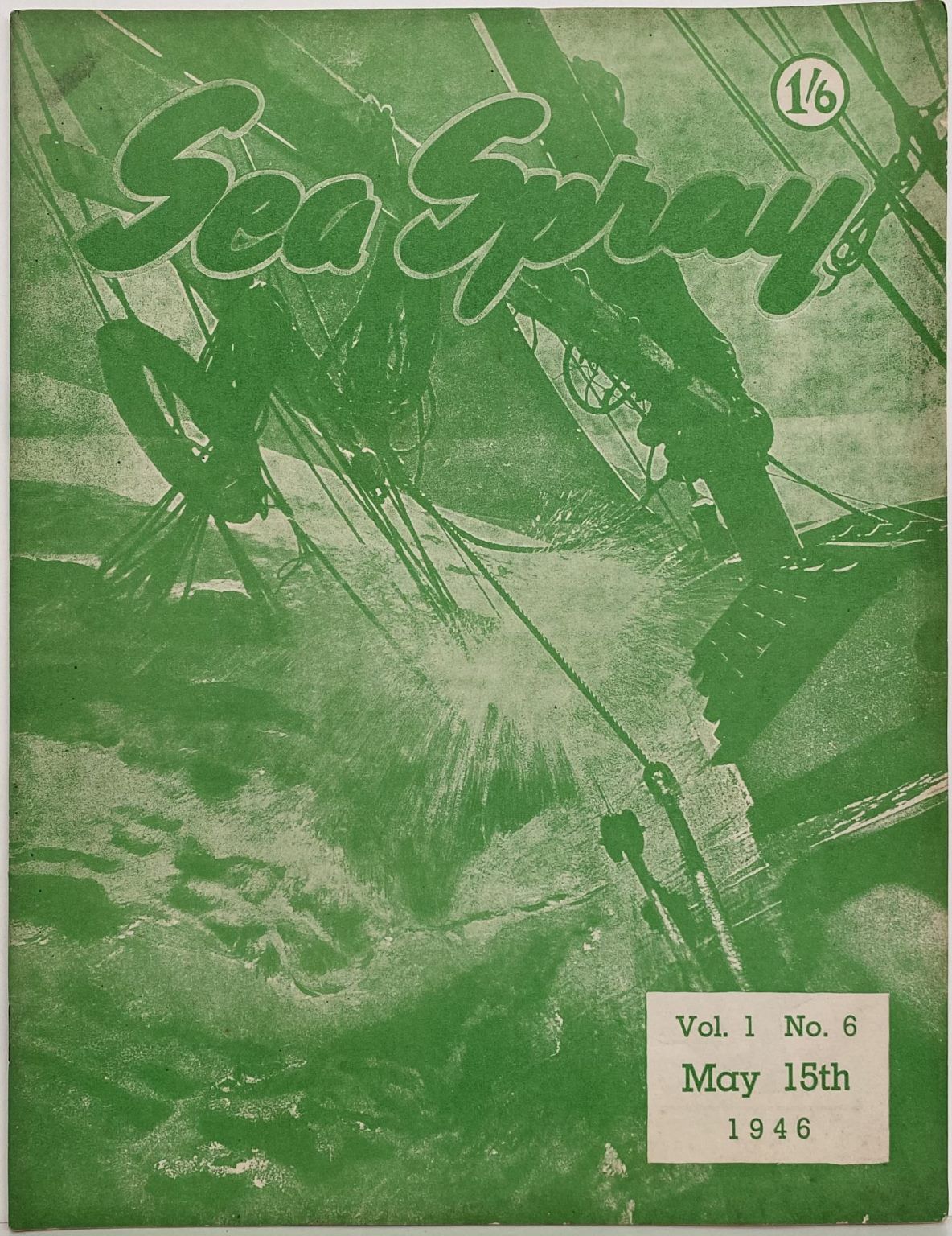 VINTAGE MAGAZINE: Sea Spray - Vol. 1, No. 6 - May 1946