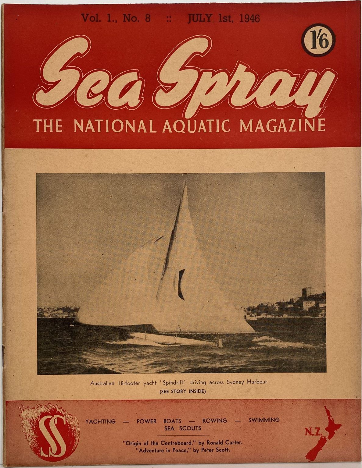 VINTAGE MAGAZINE: Sea Spray - Vol. 1, No. 8 - July 1946