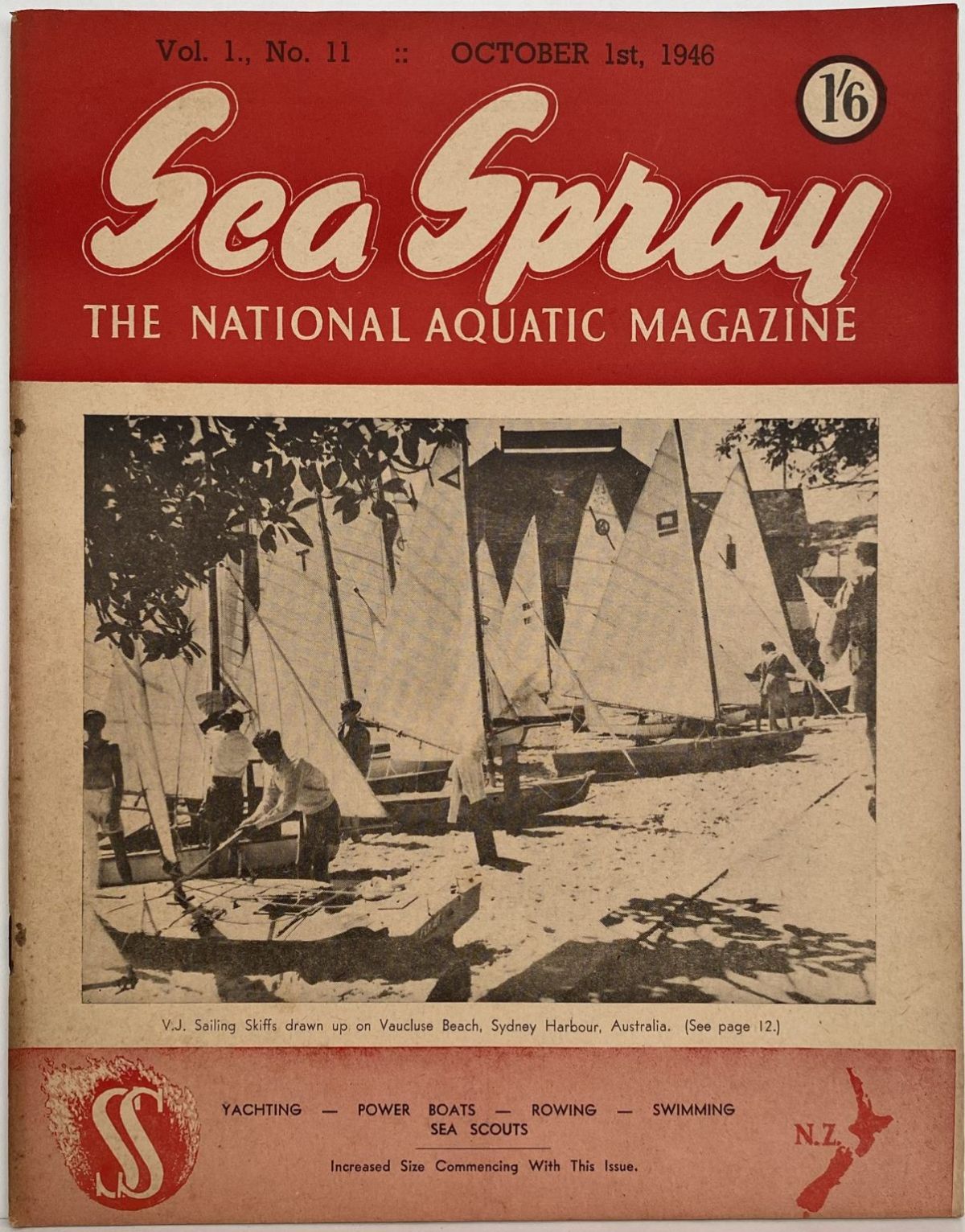 VINTAGE MAGAZINE: Sea Spray - Vol. 1, No. 11 - October 1946