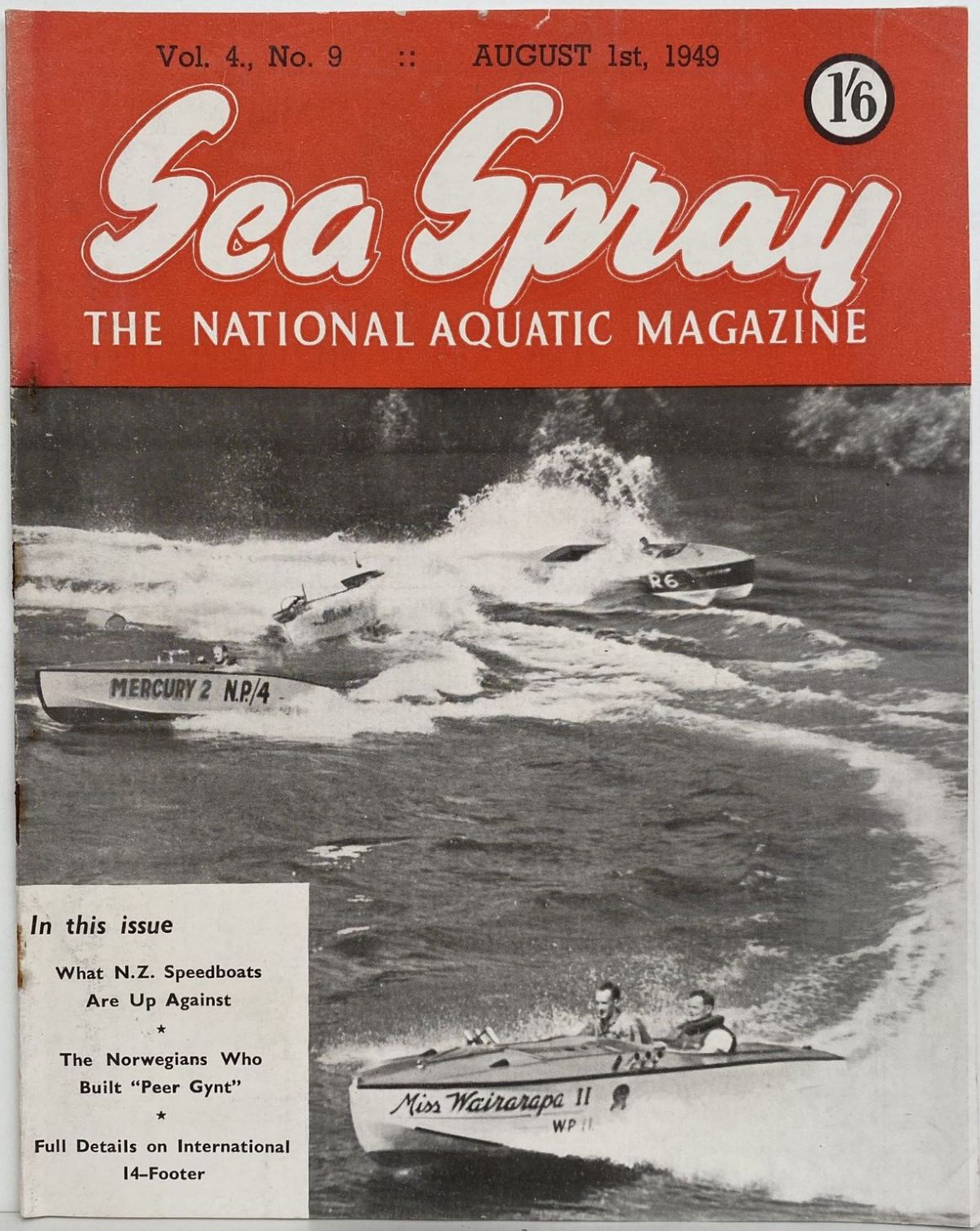 VINTAGE MAGAZINE: Sea Spray - Vol. 4, No. 9 - August 1949