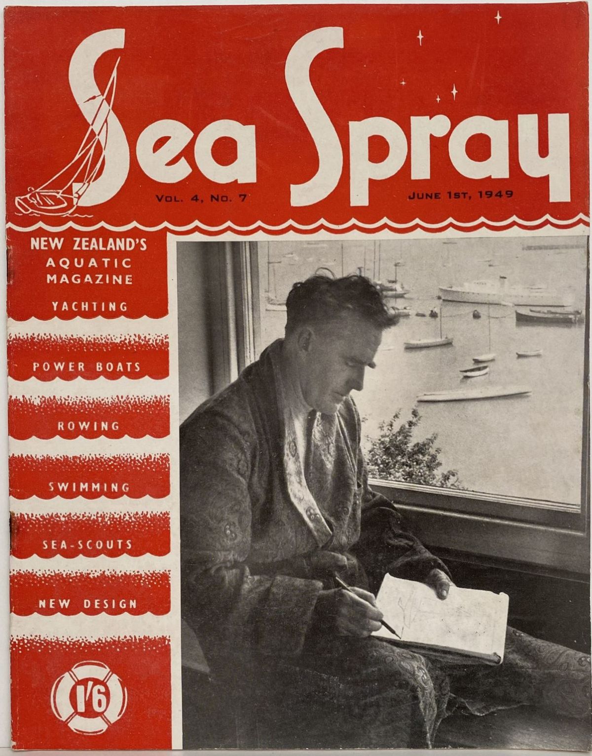 VINTAGE MAGAZINE: Sea Spray - Vol. 4, No. 7 - June 1949