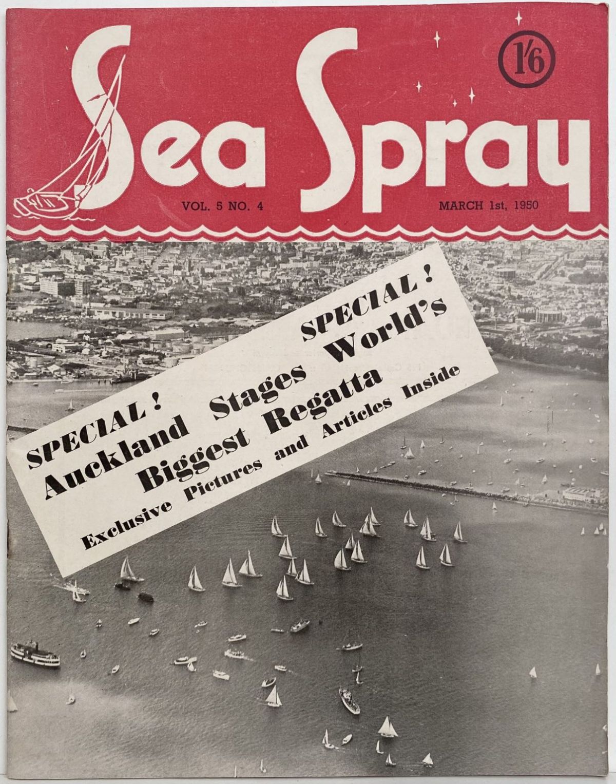VINTAGE MAGAZINE: Sea Spray - Vol. 5, No. 4 - March 1950