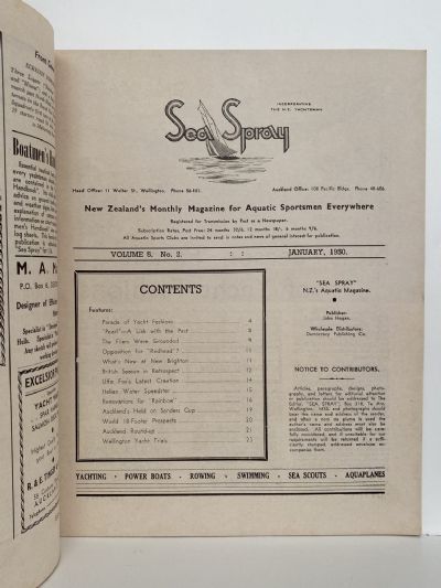 VINTAGE MAGAZINE: Sea Spray - January 1950 - Vol. 5, No. 2