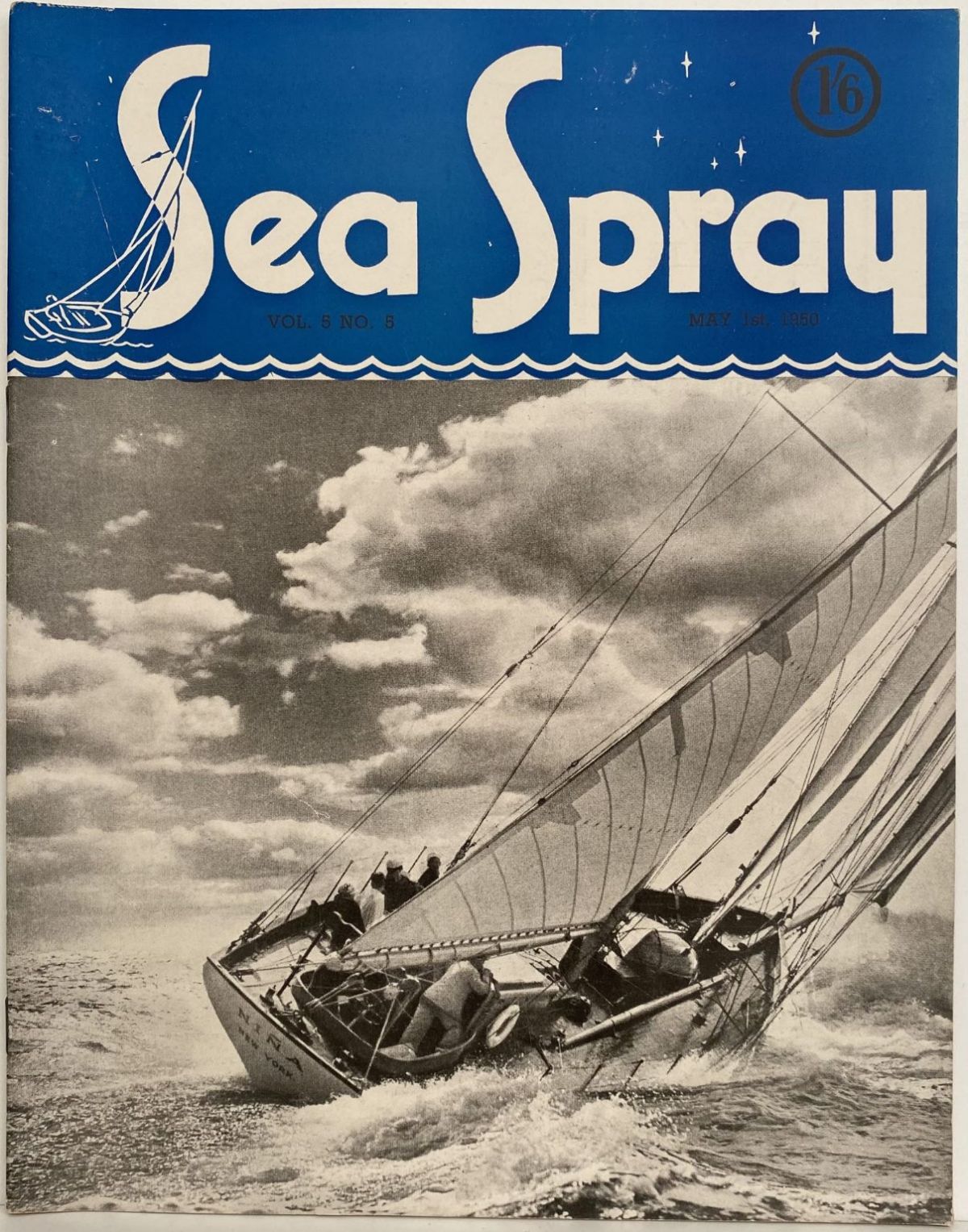 VINTAGE MAGAZINE: Sea Spray - Vol. 5, No. 5 - May 1950