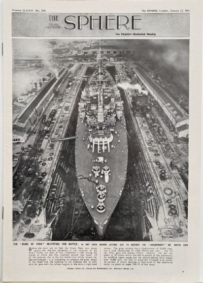 THE SPHERE The Empire's Illustrated Weekly. January 22,1944. No. 2296