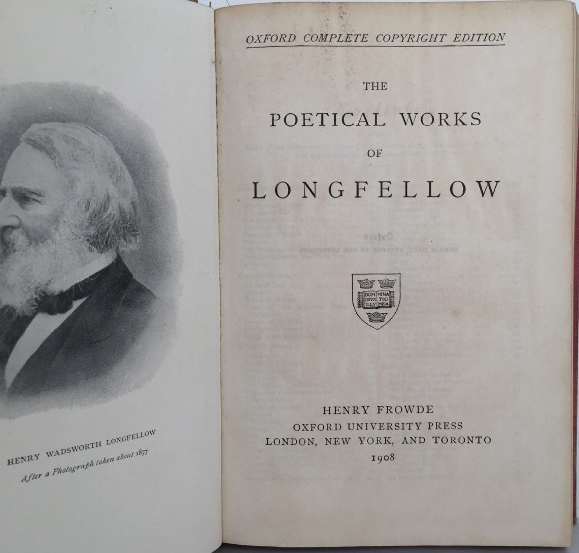 THE POETICAL WORKS OF LONGFELLOW