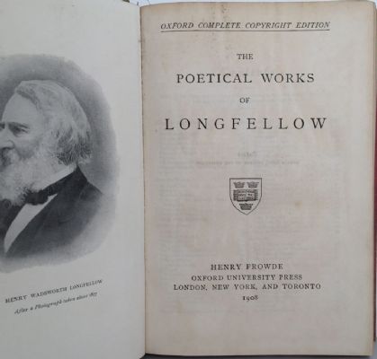 THE POETICAL WORKS OF LONGFELLOW 