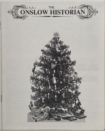 THE ONSLOW HISTORIAN: Vol. 3 - No. 4, 1973 