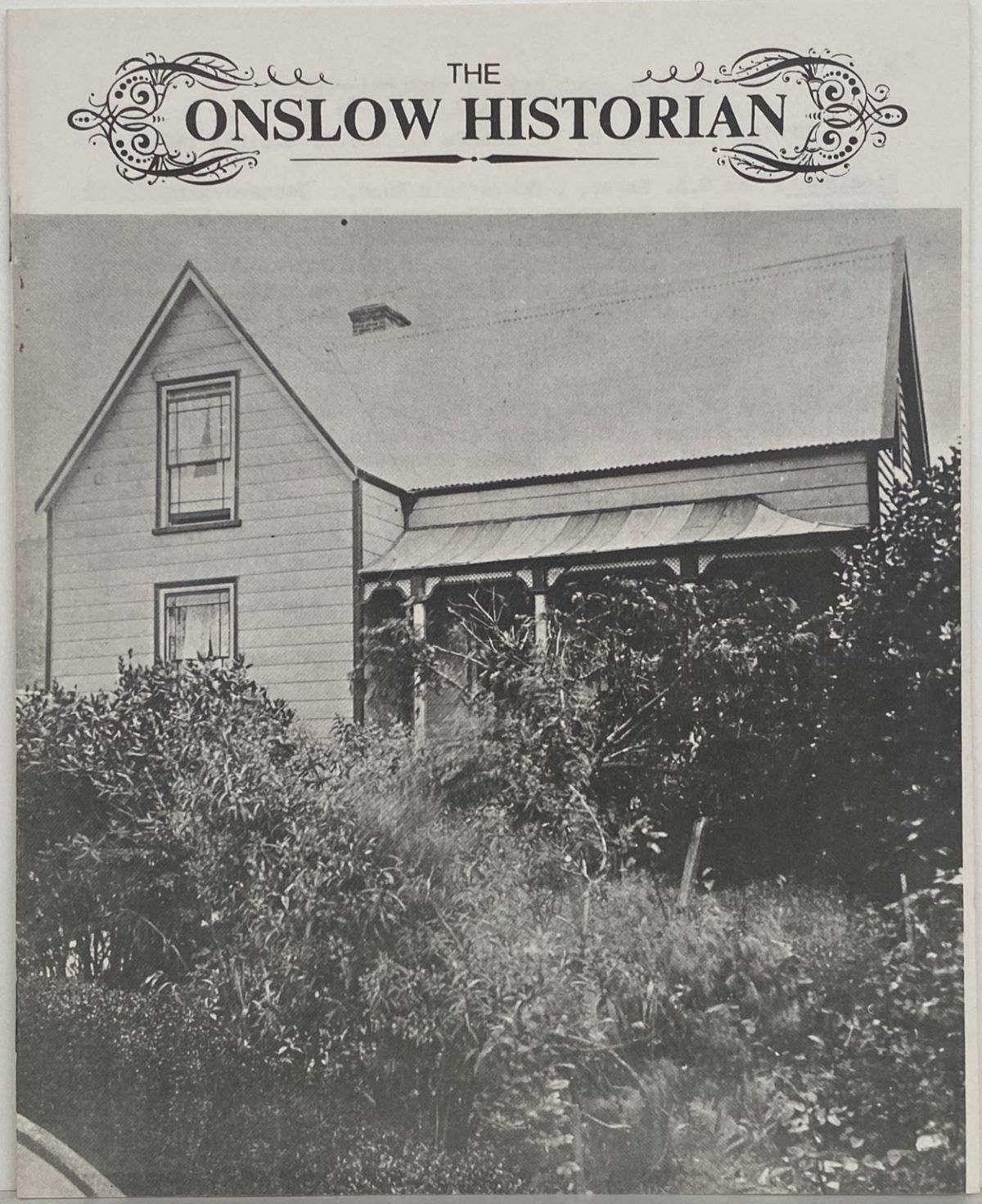 THE ONSLOW HISTORIAN: Vol. 1 - No. 4, 1971
