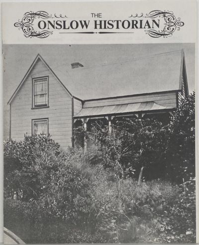 THE ONSLOW HISTORIAN: Vol. 1 - No. 4, 1971 