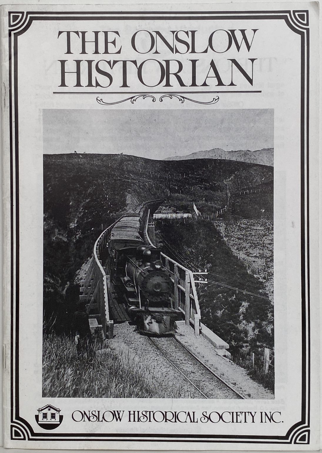 THE ONSLOW HISTORIAN: Vol 26, Numbers 1 and 2, 1996 - The Belmont Viaduct