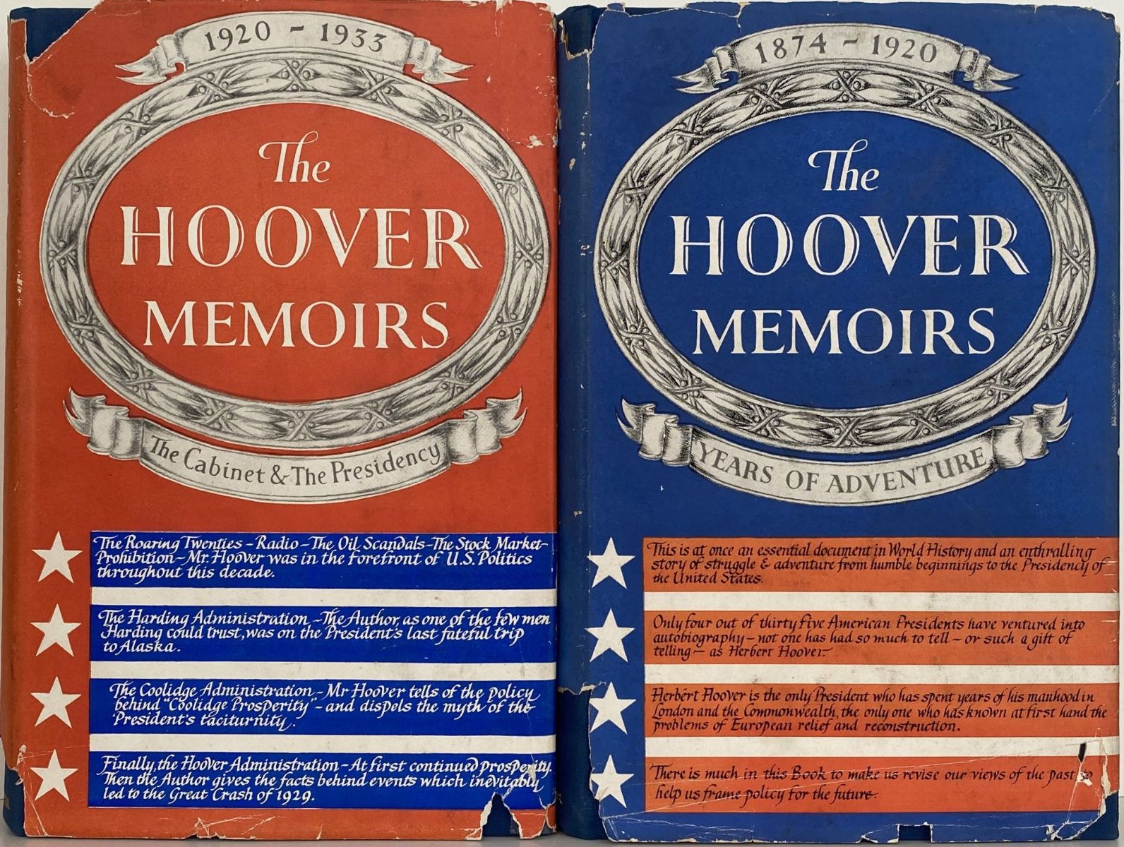 THE MEMOIRS OF HERBERT HOOVER: Volumes 1 and 2