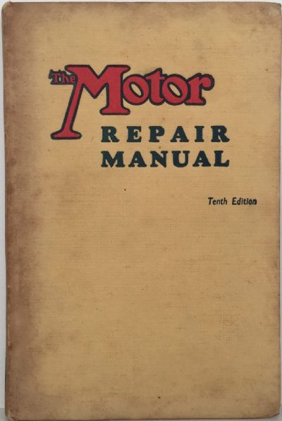 THE MOTOR REPAIR MANUAL: Tenth Edition