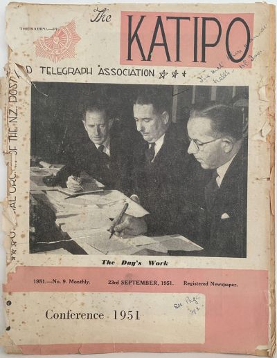 THE KATIPO: New Zealand Post & Telegraph Association - Conference 1951 