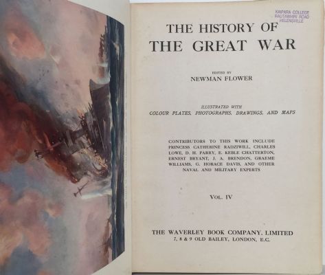 THE HISTORY OF THE GREAT WAR: Vol IV 