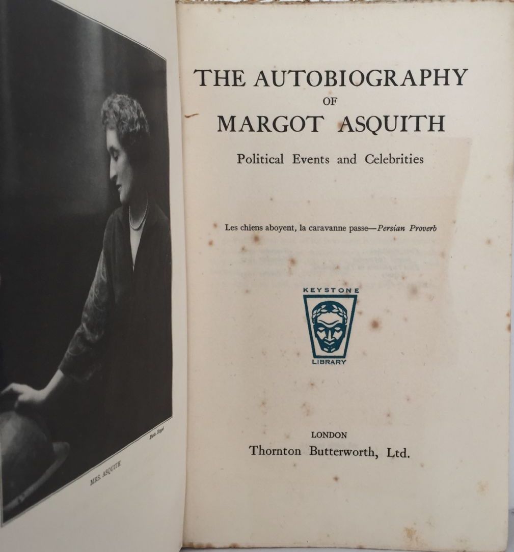 The Autobiography of Margot Asquith