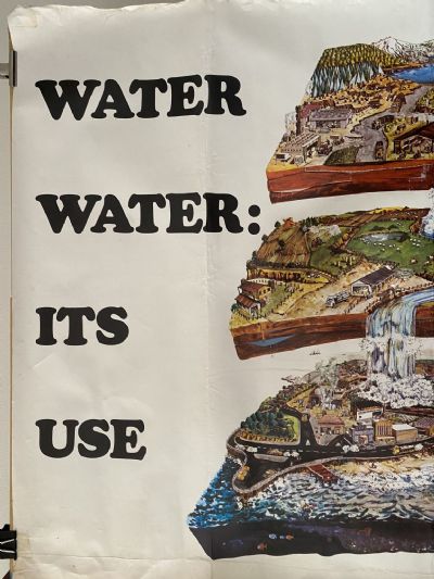 VINTAGE POSTER: Ministry of Works - National Water & Soil Conservation 1975