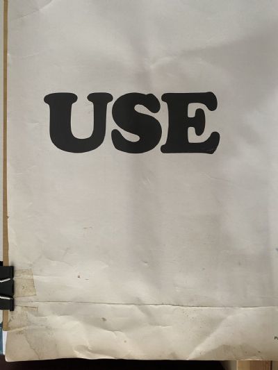 VINTAGE POSTER: Ministry of Works - National Water & Soil Conservation 1975