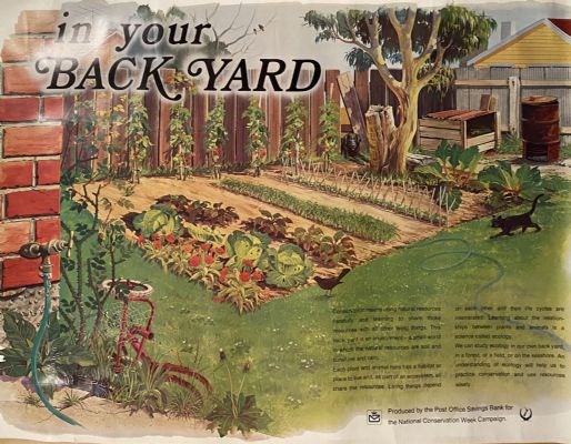 VINTAGE CALENDAR: Post Office Savings Bank / National Conservation Week 