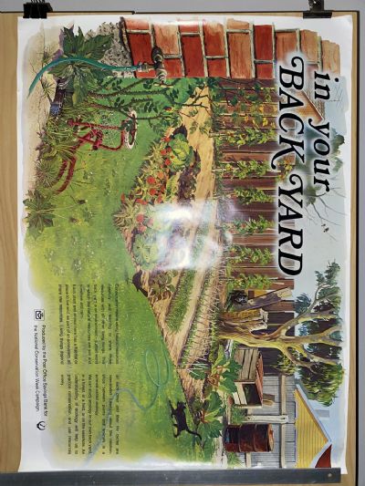 VINTAGE CALENDAR: Post Office Savings Bank / National Conservation Week