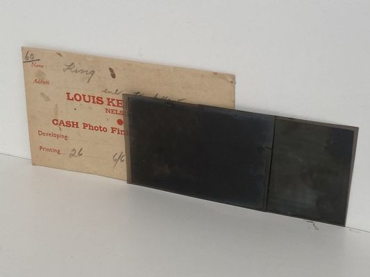 OLD PHOTO / NEGATIVE WALLET: Louis Kerr Ltd, Nelson