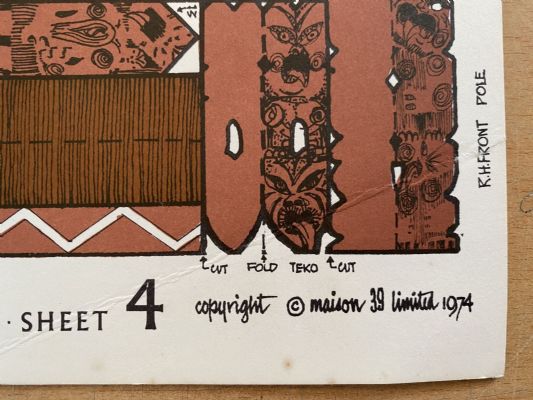 VINTAGE MODEL KITSET: Maori Pa - A Rangatira Souvenir
