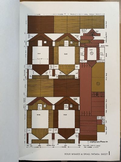 VINTAGE MODEL KITSET: Maori Pa - A Rangatira Souvenir