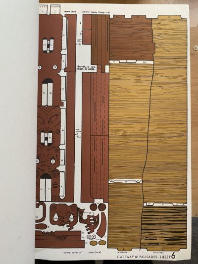 VINTAGE MODEL KITSET: Maori Pa - A Rangatira Souvenir