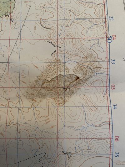 VINTAGE MAP: 'ORUAMATUA' NZMS Sheet N122/9