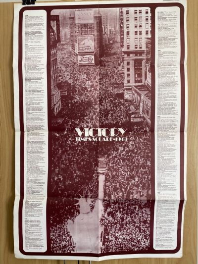 VINTAGE POSTER: VICTORY - Times Square 1945