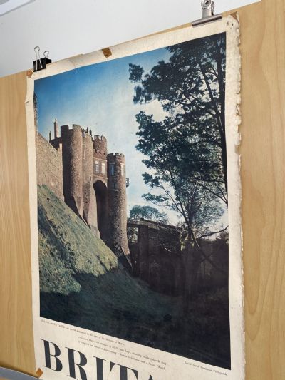 VINTAGE POSTER: BRITAIN - Dover Castle, England