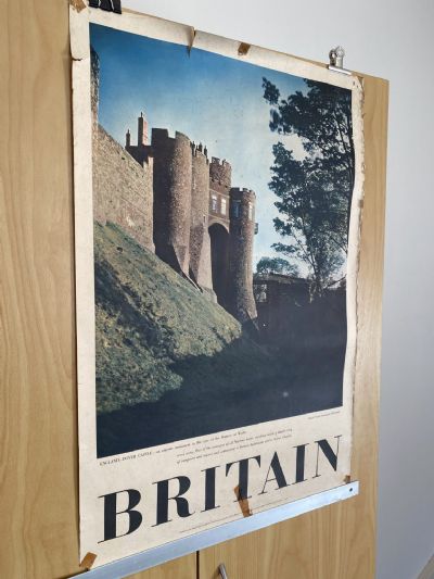 VINTAGE POSTER: BRITAIN - Dover Castle, England