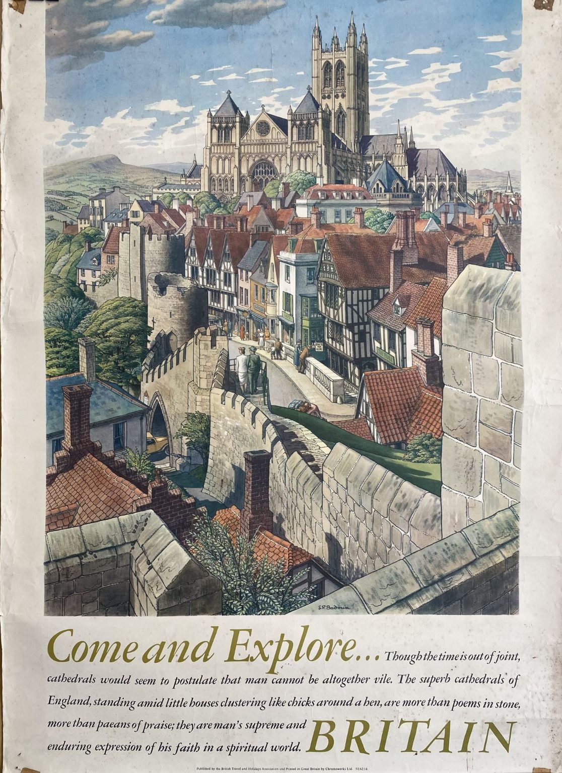 VINTAGE POSTER: BRITAIN - Come and Explore